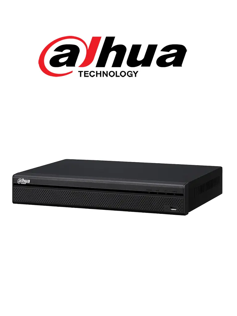 DAHUA NVR4216-16P-4KS2/L - NVR de 8 Megapixeles/ 4k/ 16 Canales IP/ 16 Puertos PoE/ Rendimiento de 160 Mbps/ Smart H.265+/ 2 Bahias de Discos Duros/ Salidas de Video HDMI&VGA/ 4&2 E&S de Alarmas/ Soporta Camaras WizSens