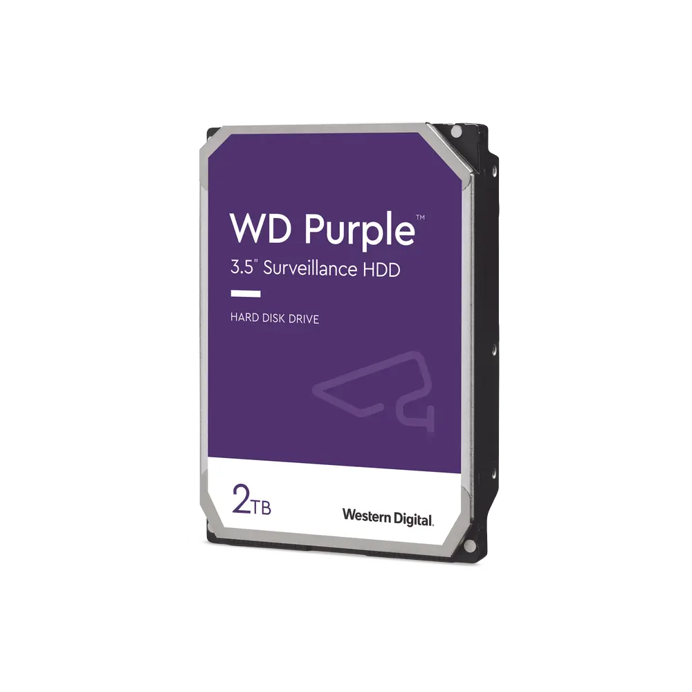Disco Duro PURPLE de 2TB / 3 AÑOS DE GARANTÍA / Para Videovigilancia