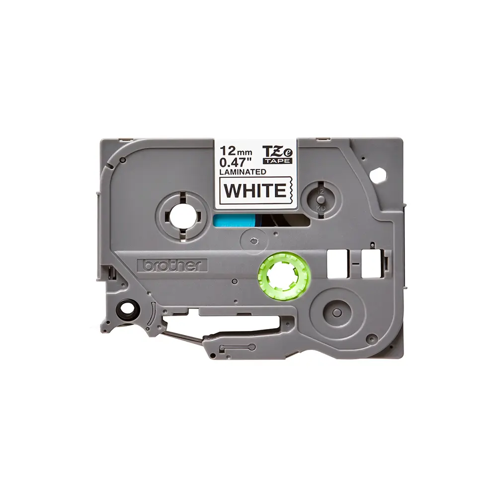 Cinta Brother TZE231 negro sobre blanco laminada para PT300 PT310B PT330 PT530 12mmX8m