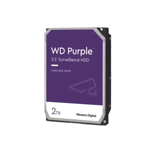 Disco Duro PURPLE de 2TB / 3 AÑOS DE GARANTÍA / Para Videovigilancia