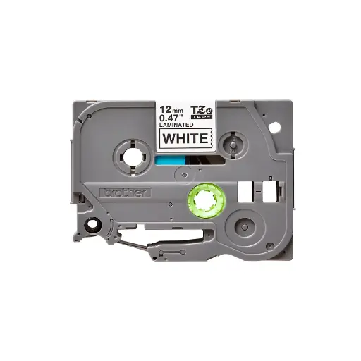 [CIBRTZ231] Cinta Brother TZE231 negro sobre blanco laminada para PT300 PT310B PT330 PT530 12mmX8m