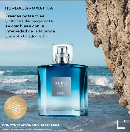 Perfume para hombre Bleu Acqua LBEL